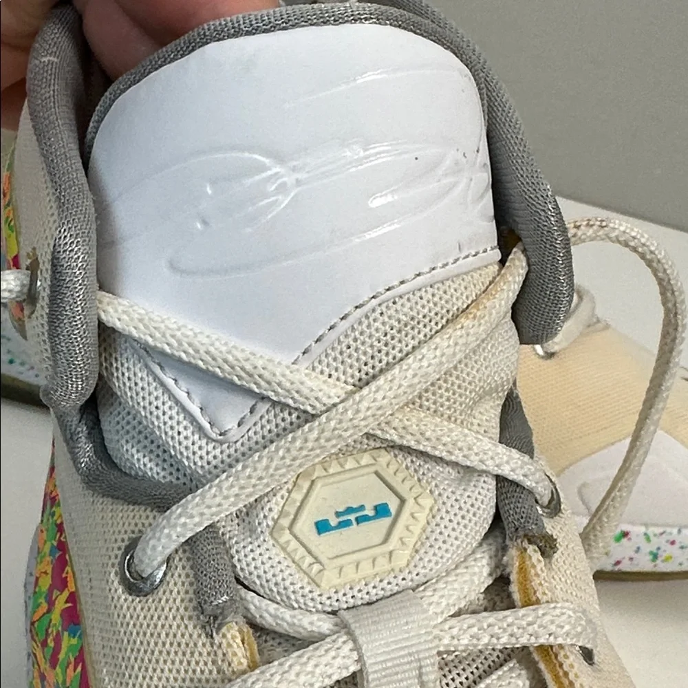 Nike Lebron James Fruity Pebbles Sneakers Size 7Y